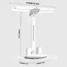 Table Reading Lamp LED Desk Light Eye Caring Touch Control 3 Lighting Modes For