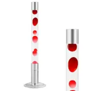 Liquid Motion Lamp, 30-Inch Magma Lamps for Adults Kids Red wax+white liquid