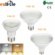 LED Spotlight Bulb E27 PAR20 PAR30 PAR38 White Lamp Bright 85-265V 14W 24W 30W