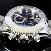 Invicta Masterpiece Reserve Grand Diver Blue Sand Stone Diamond Swiss ETA Watch