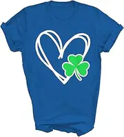 [Generic] Heart Shamrock Girl St Patricks Day Unisex Shirt Gift Women Men