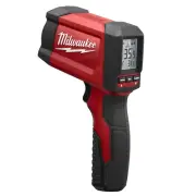 Milwaukee 9V Alkaline Laser Temperature Gun Digital Handheld Thermometer LCD New