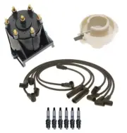 ACDelco Ignition Kit Distributor Rotor Cap Wire Spark Plugs 0.045" for S10 VIN Z