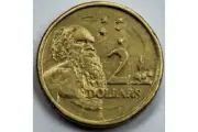 1997 $2 Dollar Australian Coin - Aboriginal Elder - Circulated Condition