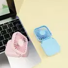 Mini Handheld Fan USB Cooling Fans Portable Folding Halter Fan Girls