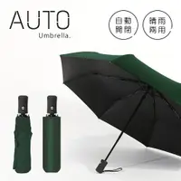 在飛比找PChome24h購物優惠-《黑膠雨傘》阻擋艷陽 自動傘 晴雨兩用 一鍵自動開收 摺疊傘