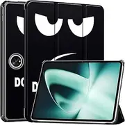 [Suttkue] for OnePlus Pad Case,high qualit Hard Shell, Lightweight,Quality PU,Anti-Fingerpirnts, Scratch Resistant, Black for 11.61 inch Tablet Case