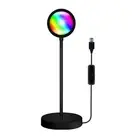RGB Sunset Atmospheres Lamp 360° Adjustable Sunset Projection Light USB Ro 3 AU