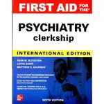 <姆斯>FIRST AID FOR THE PSYCHIATRY CLERKSHIP (IE) 6/E BLITZSTEIN 9781264257881 <華通書坊/姆斯>