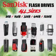 SanDisk Flash Drives USB 8GB 16GB 32GB 128GB 256GB PC Cruzer lot Media Storage