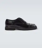 [Dolce & Gabbana] Dolce & Gabbana Leather Oxford shoes AU 10 black