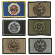 VELCRO® BRAND Fastener Morale HOOK Minnesota St. Paul State Patches 3x2"