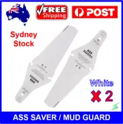 2 Pcs Bike Ass Saver Bicycle Rear Fender Mudguard Mud Guard Road MTB AU - White