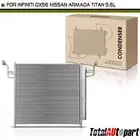 AC Condenser with Receiver Drier for Infiniti QX56 2004-2010 Armada 2005-2015