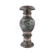 21'' Marble flower vase pot inlay paua shell work decor home Art & Collectible