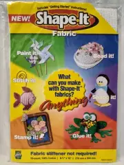 Shape-it*Stiffened Needlepoint Cross Stitch Fabric*Cut & Craft*10ct*New OS