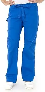 [koi] Women's Lindsey Cargo Scrub Pant (XX-Large, Cognac)