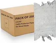 Hubbell-Raco 2710 Cable Protector Plate for Wood Studs, 2-9/16-Inch Long (Pack of 200)