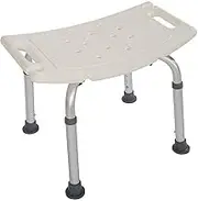 Stools,Shower Seat Shower Chairs for Seniors, Toilet Stool Bathroom Stool Squat Squatting Toilet Chairs 7 Gears Height Adjustable Elderly Bath Tub Shower Chair