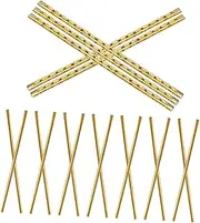 WHAMVOX 19pcs Guitar Fret Wires Brass Guitar Fret Wires Set for Electric Acoustic