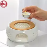 Teapot Warmer Ceramic Holder Base Heat Resisting Round Insulation Tea Coffee New