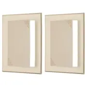 7x5 Inch(178x123mm) 2 Pcs Self-Adhesive Access Panel with Air Vent Hole, Gold