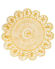 Tiramisu Luxe Lattice Bloom Metal Placemat