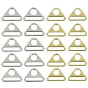 Zinc Alloy Triangle Buckle Triangle Adjuster D Rings
