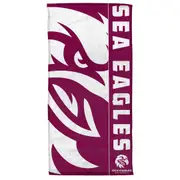 Manly Sea Eagles NRL Team Logo Bath Beach Towel