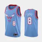 2019-20 男式全新原創 NBA 芝加哥公牛隊 #8 ZACH LAVINE CITY EDITION JERSEY