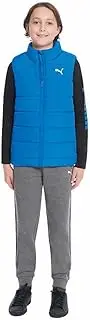 [PUMA] Youth Kid's 3 Piece Vest Outfit Set, 1 Vest, 1 Long Sleeve Shirt, 1 Jogger Pant