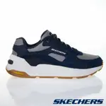 SKECHERS GLOBAL JOGGER男鞋 休閒 拼接 復古 穩定 泡棉鞋墊 深藍【運動世界】237200NVGY