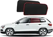 Genuine SNAPSHADES Car Rear Window Shades for Skoda Karoq (2017-Present)