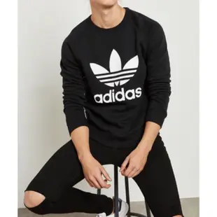 正品現貨 出清🍒 Adidas 刷毛 大學Tee黑 (AY7791)