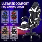 Gaming Chair Office Executive Computer Chairs Seating Footrest Racing Recliner