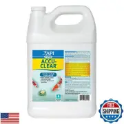 API POND ACCU-CLEAR Pond Water Clarifier 1-Gallon Bottle