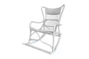 CR Conner Rattan Rocking Chair - Solid White