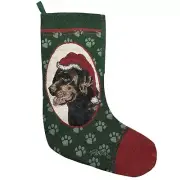 Manual WW Stocking 20” Dog Chocolate Labrador Retriever Tapestry