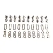 10Pcs Bicycle Bike Single Speed Quick Chain Master Links Connector Accessory New