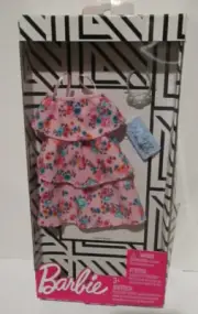 2019 BARBIE, VERY CUTE SUN DRESS, PURSE & NECKLACE...GHW80...NEW