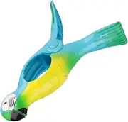 Lmyit Creative Beach Towel Clip | Cute Parrot Towel Clip Drying Clothes Clip | Beach Towel Holder Decorative Colorful Pegs Windproof Quilt Drying Clips for Home, Patio Pool Chair