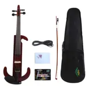 Yinfente Electric Silent Violin 4/4 Solid wood Sweet Tone Free Case Bow #EV9
