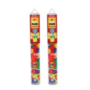 2x 100pc Plus Plus Neon Mix Tube Build Creativity Puzzle Kids/Toddler Toy 5y+