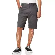 Volcom Men's Frickin Modern Stretch Charcoal Heather Shorts (CHH)