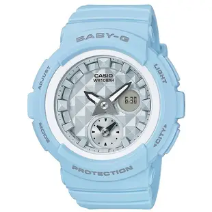 CASIO BABY-G 閃亮鑽石糖時尚運動腕錶/淡藍(BGA-190BE-2ADR)