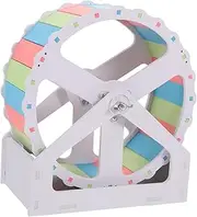 FUTUREORYY 1Set Silent Hamster Wheel for Pets Chinchilla Running Wheel Exercise for Hamster Guinea Pig Hedgehog and Mice for Cage Enrichment