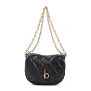 [Burberry] Burberry-Black Lamb Leather Chain Bag-Donna OS OS