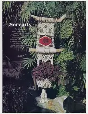 Macrame Plus Vintage Book HH11 Driftwood Wall Hangings & Plant Hangers Patterns