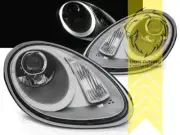 LT Pair LED Headlights Lightbar DRL Porsche Boxster 987 Cayman 04-13 LHD