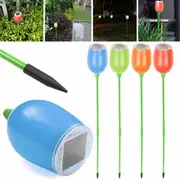 4PCS Solar Power LED Buried In Ground Lights Garden Path Lawn Fence Lighting Lamp 6701 COLORFUL